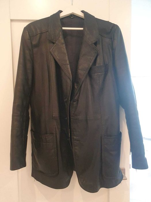 Skórzana marynarka, skóra naturalna.