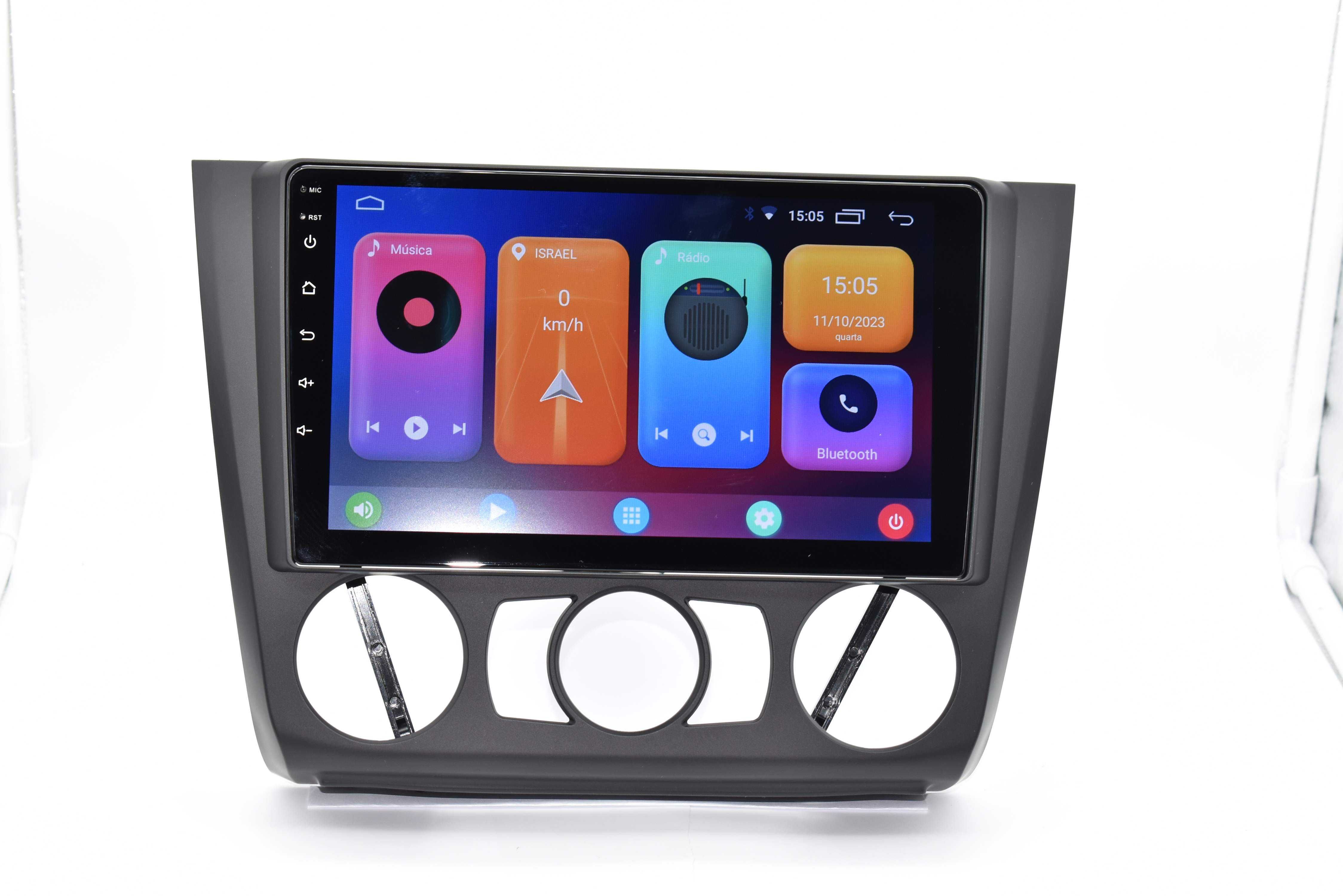 Rádio 2 DIN Android BMW Série 1 Carplay Wifi GPS BLUETOOTH + Camara