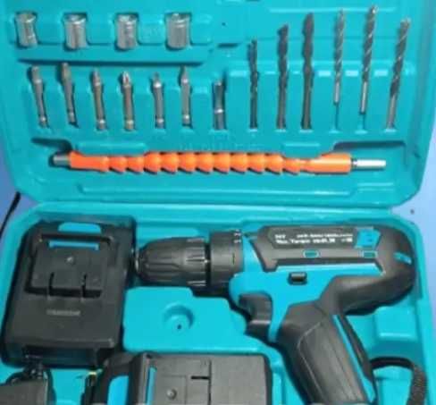 Шуруповерт акумуляторний з набором інструментів 24В