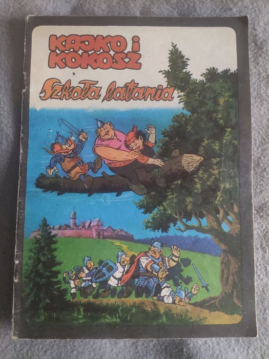 Komiks Kajko i kokosz szkoła latania