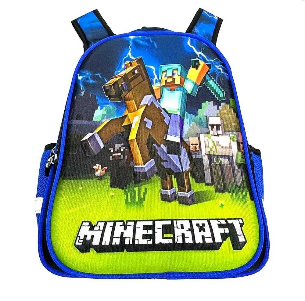 Шкільний рюкзак для хлопчика Minecraft.Портфель в школу 1 2 3 4 5 клас