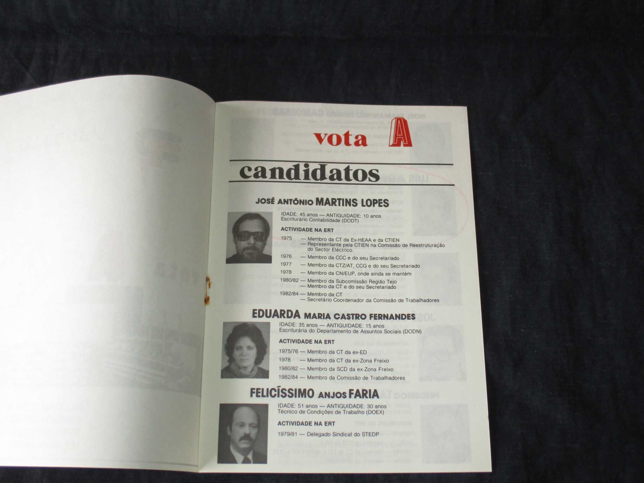 Programa ERT/CT - 1984 Vota A EDP