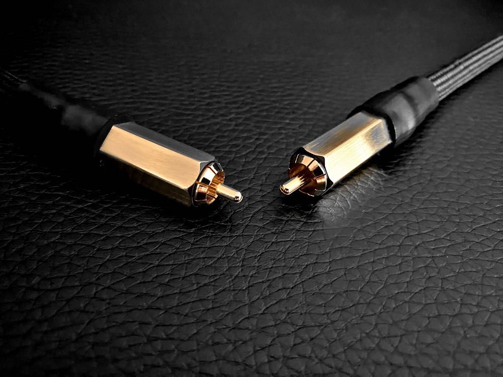 Interkonekt Cyfrowy RCA Receptor Audio Kabel Coaxial HiEnd Japoński 1m