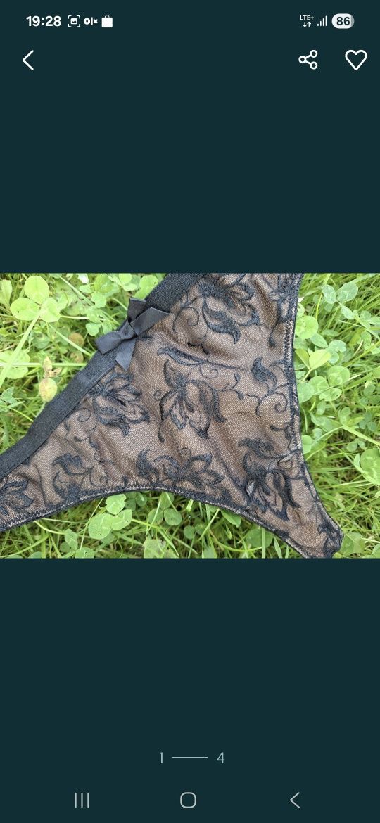 Stringi damskie 4szt