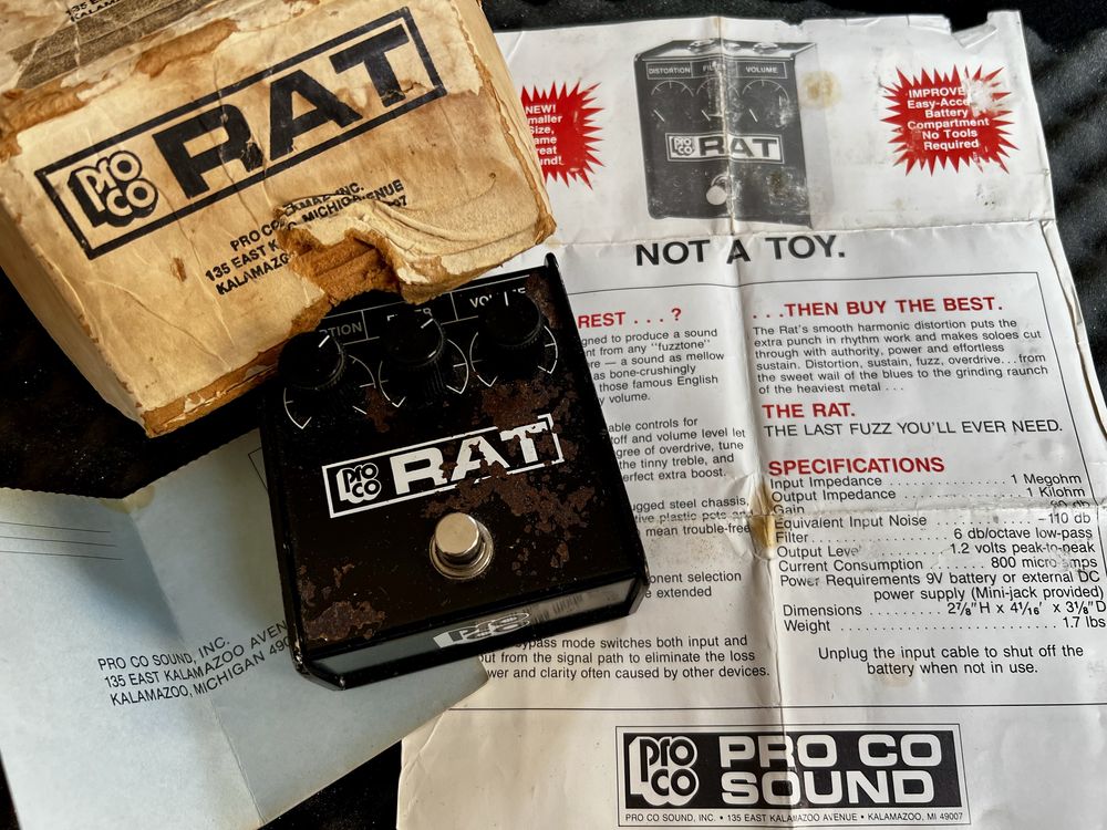 PROCO RAT 1984-88 oryginał fuzz najlepsza wersja