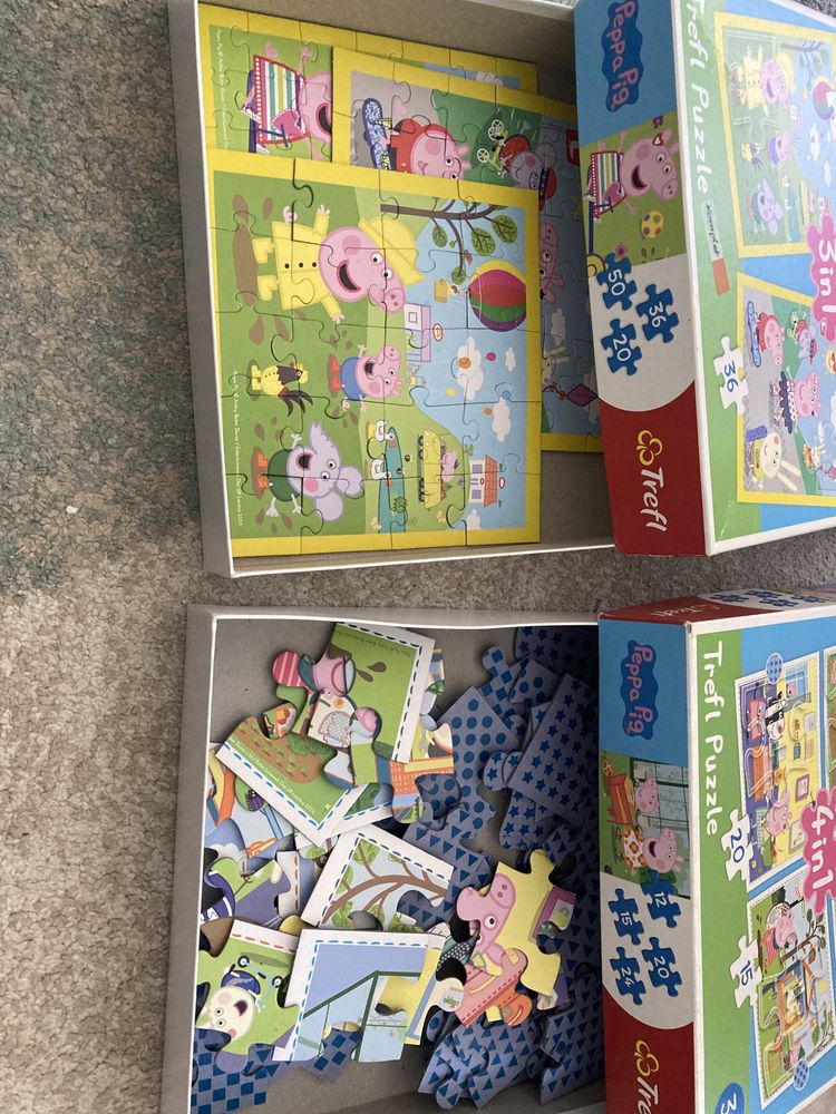 Puzzle Świnka Peppa 3+