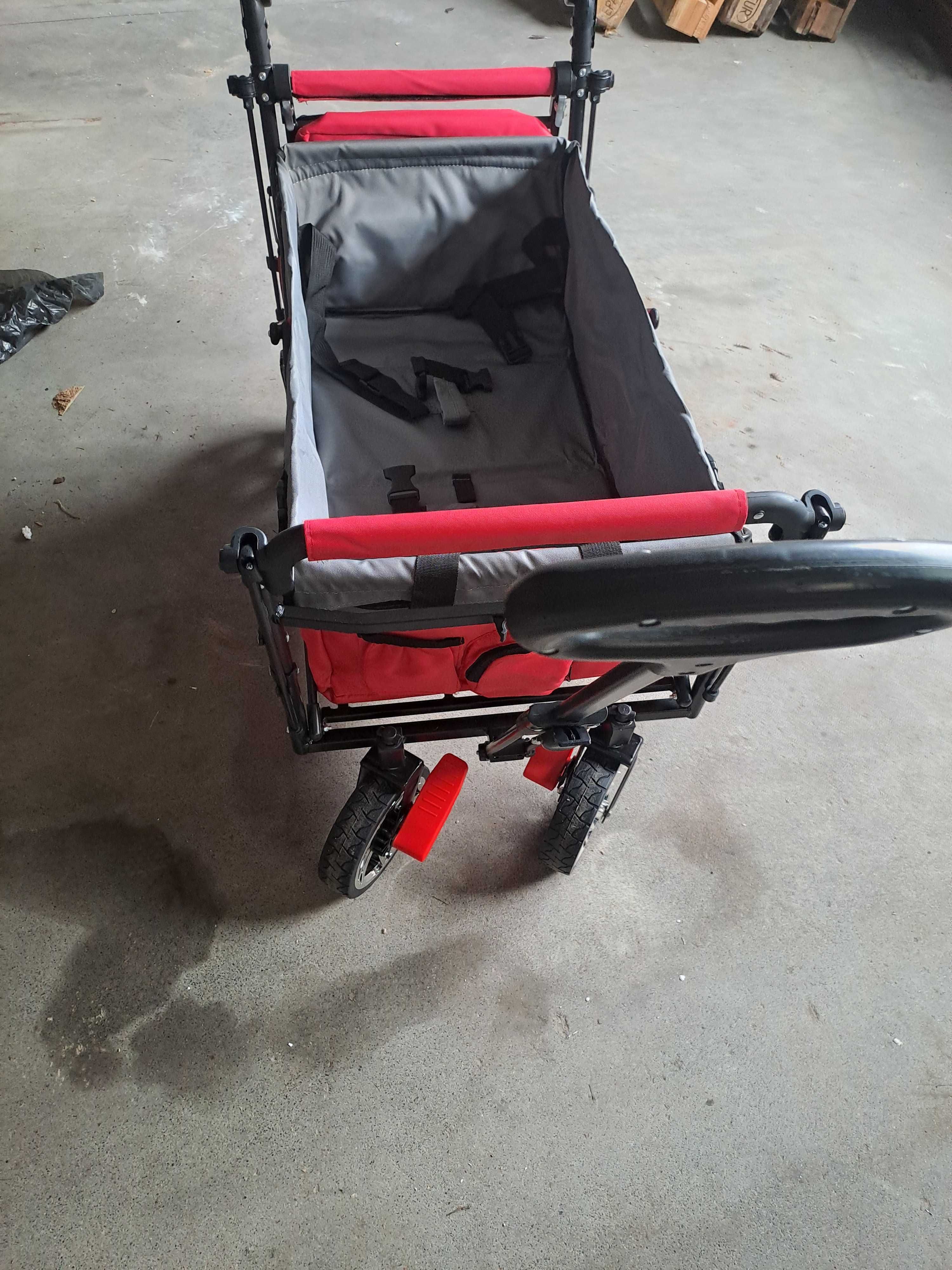 Wozek plazowy transportowy duzy