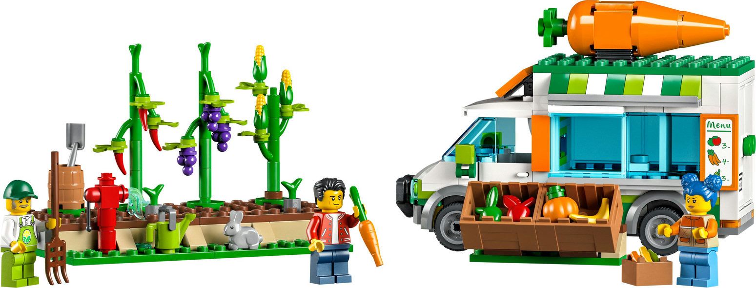 LEGO City 60345  Furgonetka na targu