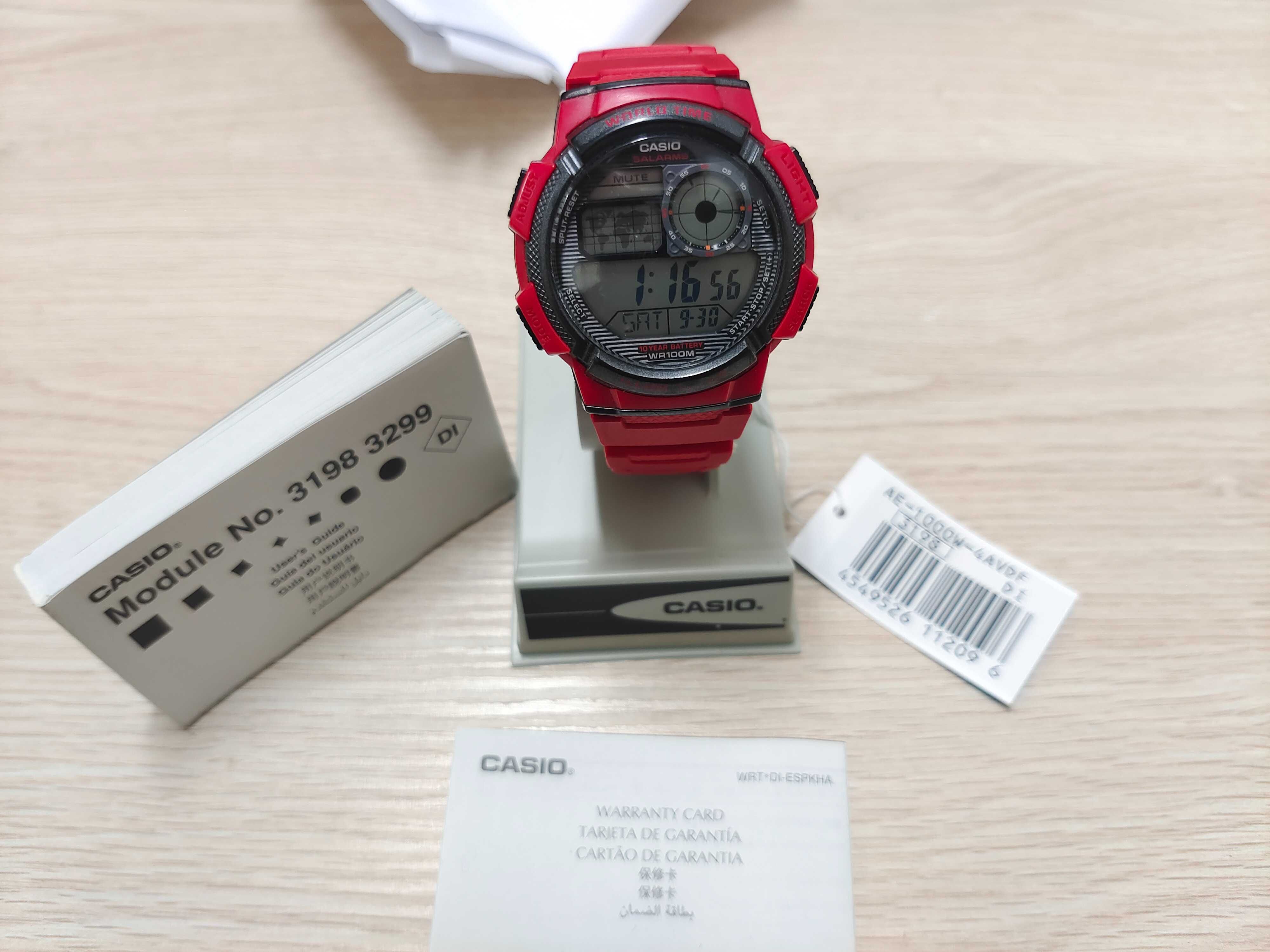 Zegarek sportowy Casio AE-100W-4AVEF