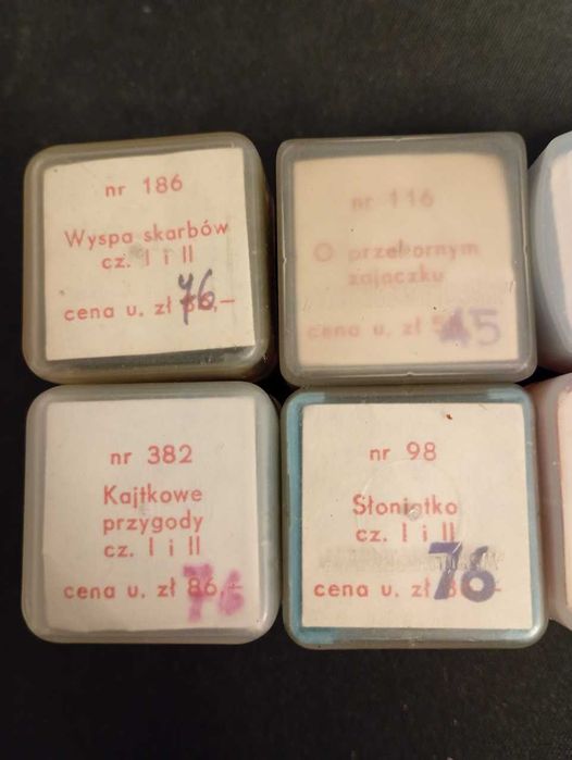 Bajki na rzutnik 8 sztuk JAK NOWE zestaw 17