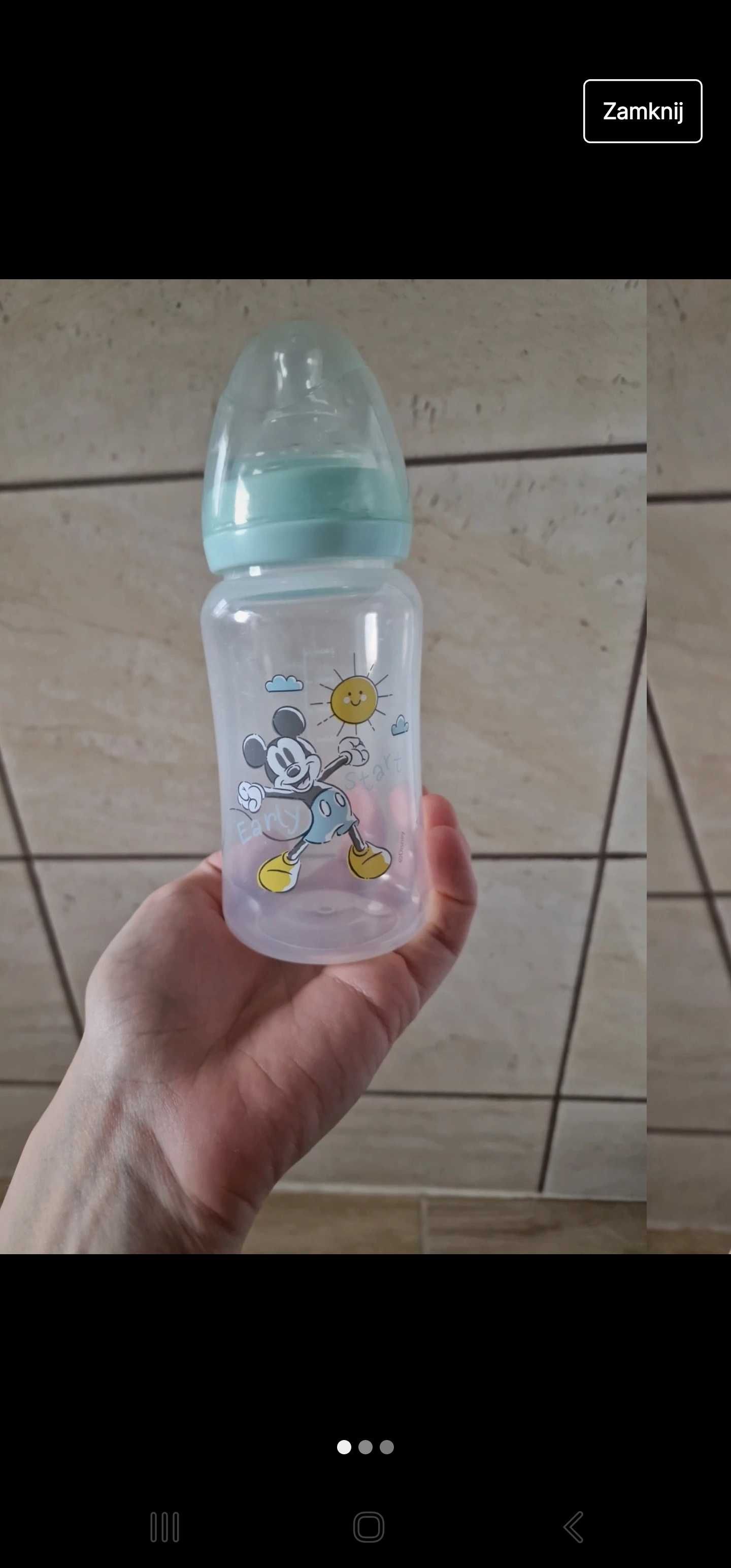 Butelka Myszka Miki Disney 240ml 6m