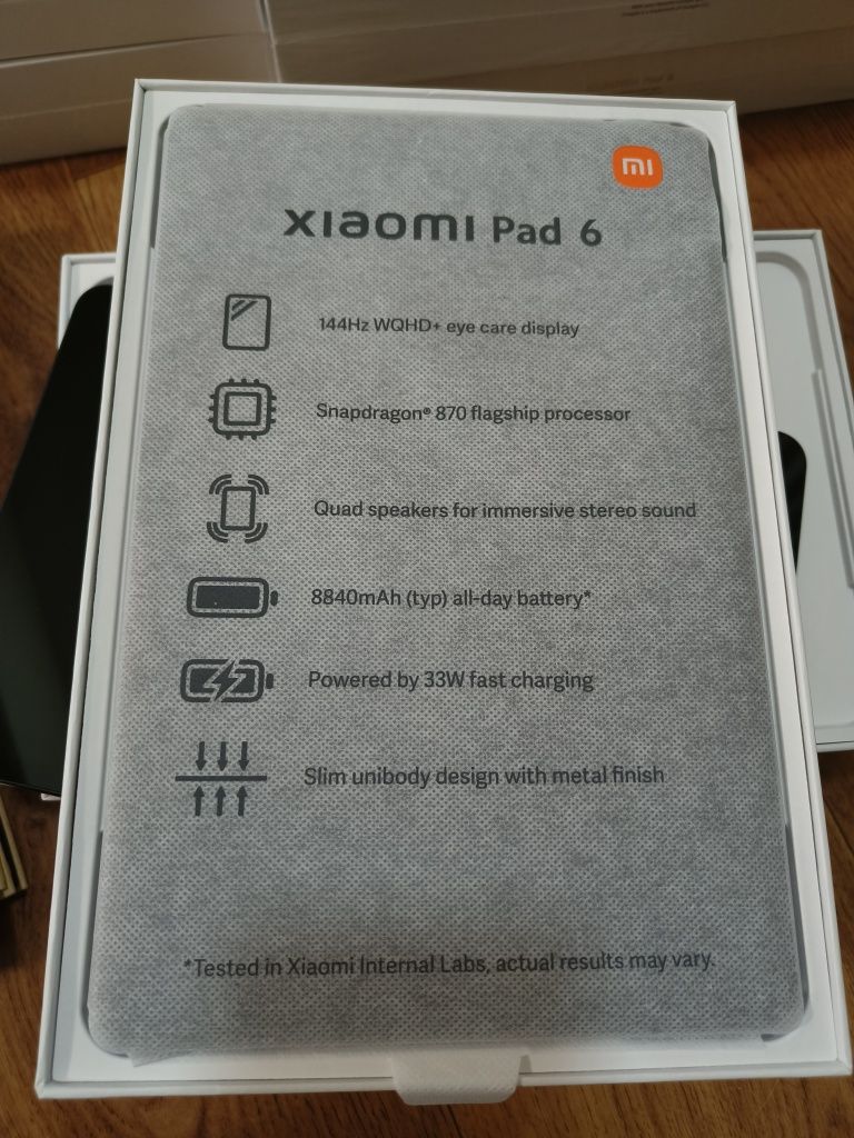 Планшет Xiaomi Pad 6 8/128GB Grey/Blue/Gold_Global version