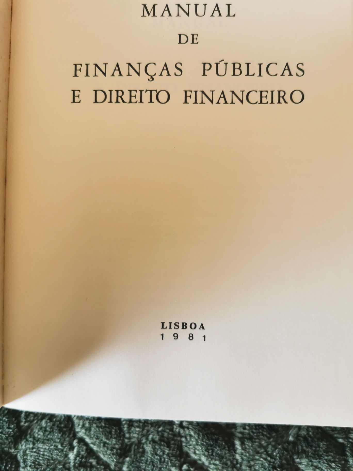 Livros Jurídicos - Finanças Públicas Sousa Franco