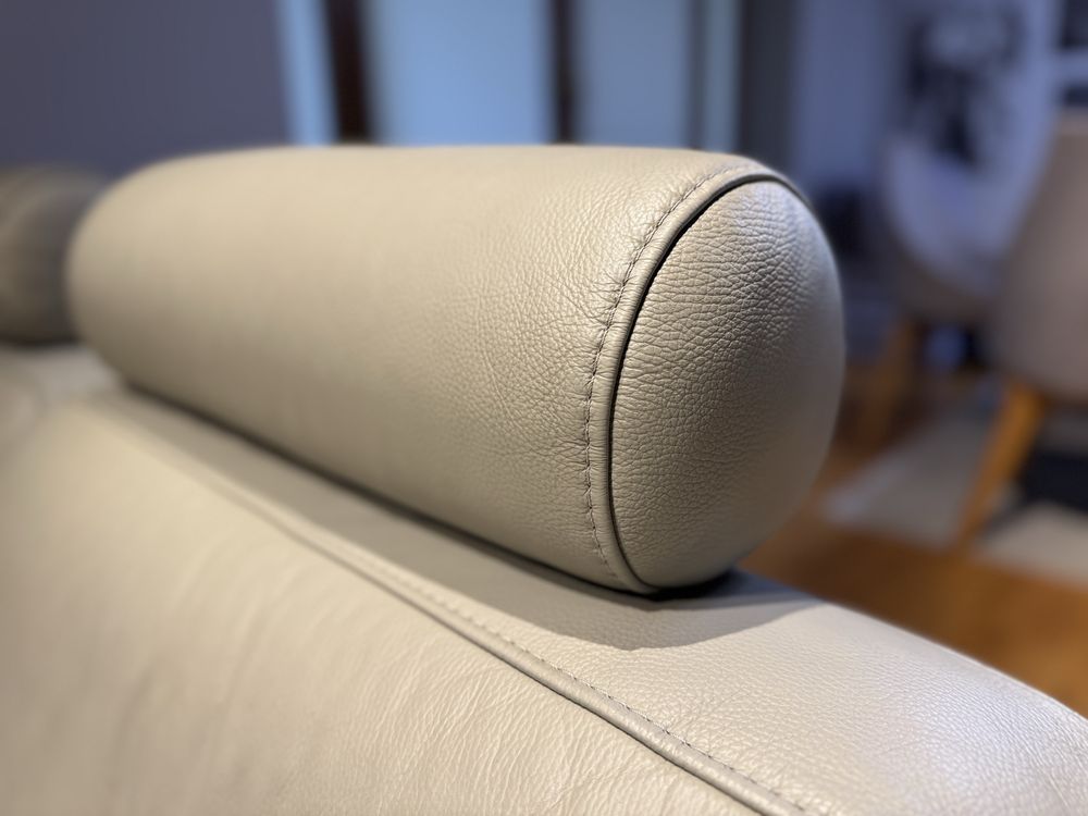 Sofa narożna Etap Sofa, skóra naturalna