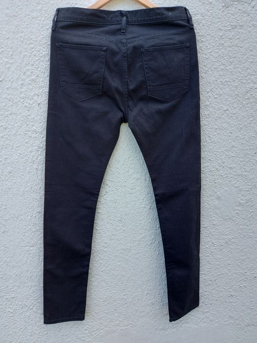 Spodnie czarne męskie zwężane Top Man