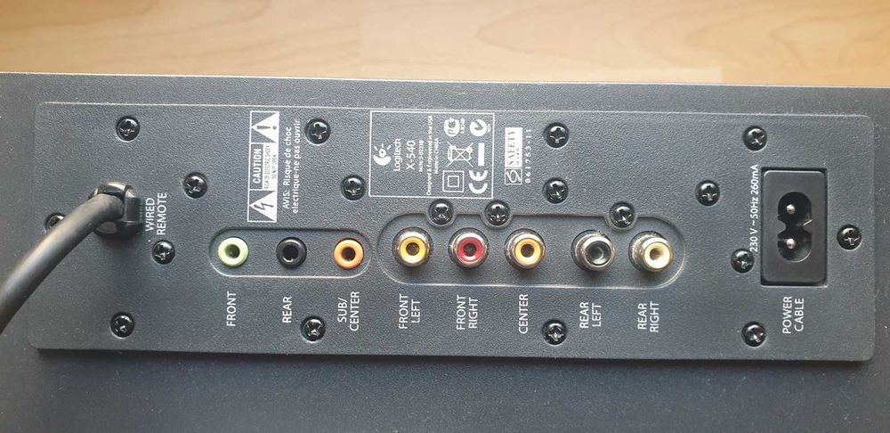 Logitech X 540 tylko Subwoofer centralka bez głośników