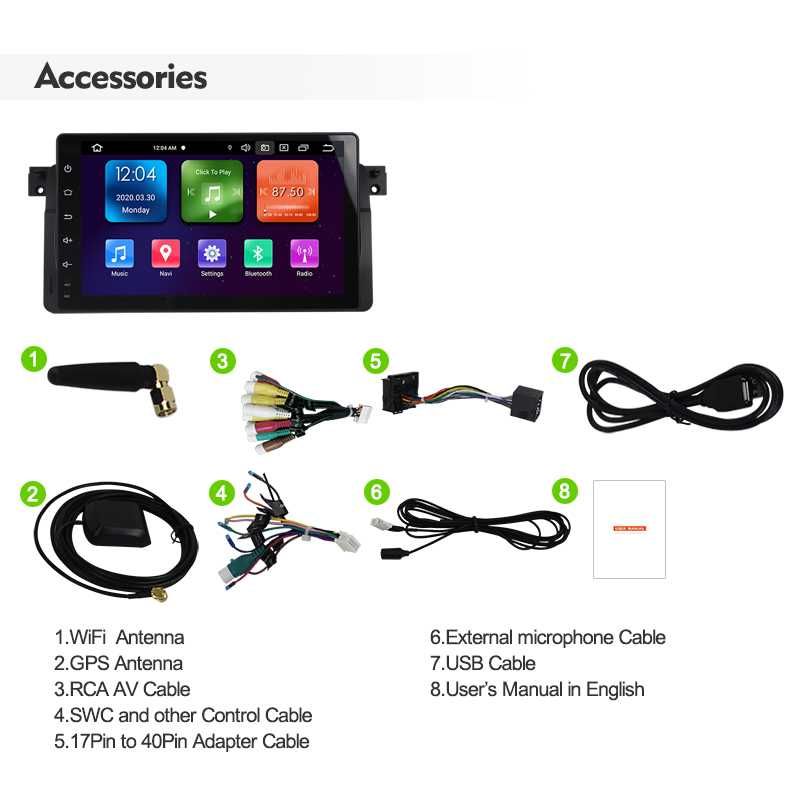 Rover 75 BMW 3 E46 Radio FM DAB+ CarPlay Android SD GPS DVD DSP USB