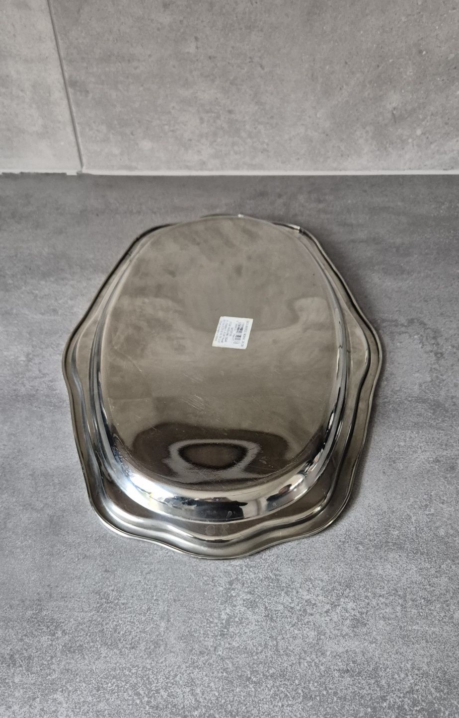 Taca, patera do serwowania 39 x 27 cm, metalowa
