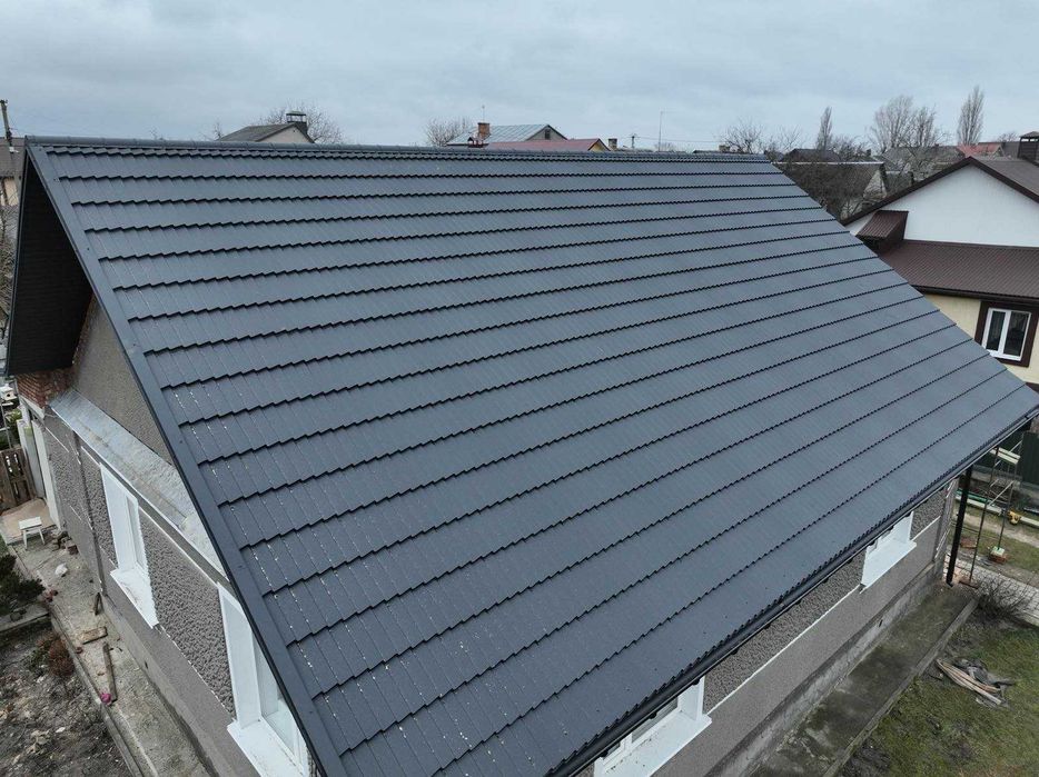 Металочерепиця. Металопрофіль. Фальц. Дах. Профнастил. Покрівля