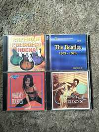 Płyty CD - The Beatles, Whitney Houston, Celine Dion