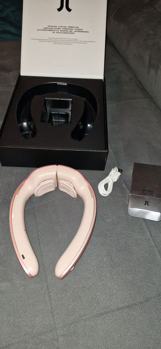 Wentylator Na Szyję JISULIFE Bezłopatkowy LED 100 Biegów USB 5000mAh