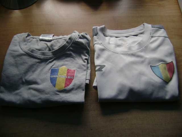 Starocie z PRL - SPORT ORKAN RUMIA 2010 = Zestaw 2 koszulki dziecięce