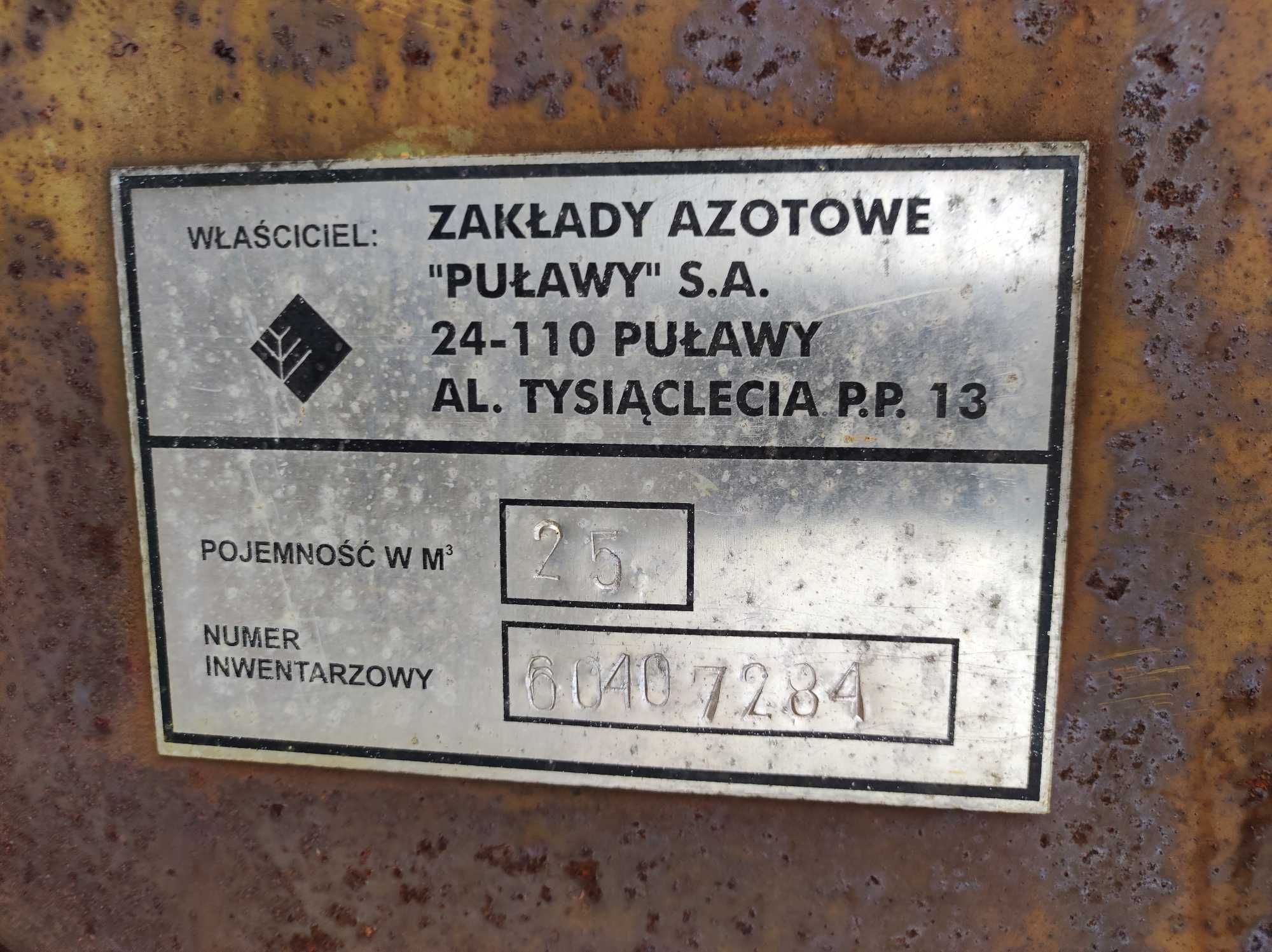 Zbiornik stalowy 25 tys. litrów