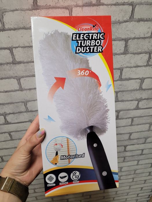 CleanRite ELECTRIC TURBO DUSTER elektryczna obrotowa miotełka
