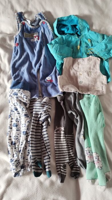 Paka ubrań dla chłopca rozmiar 80 dużo 40+tanio