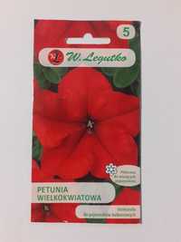 Nasiona W. Legutko petunia ogrodowa wielkokwiatowa czerwona 0,01 g