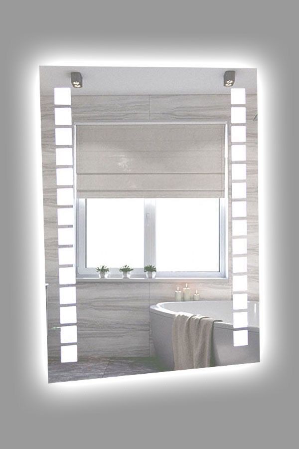 Зеркало с Led подсветкой и выключателем в ванную и коридор