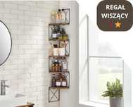 REGAŁ NAROŻNY WISZĄCY PÓŁKA Narożna Wisząca Ścienny Loft Vintage!
