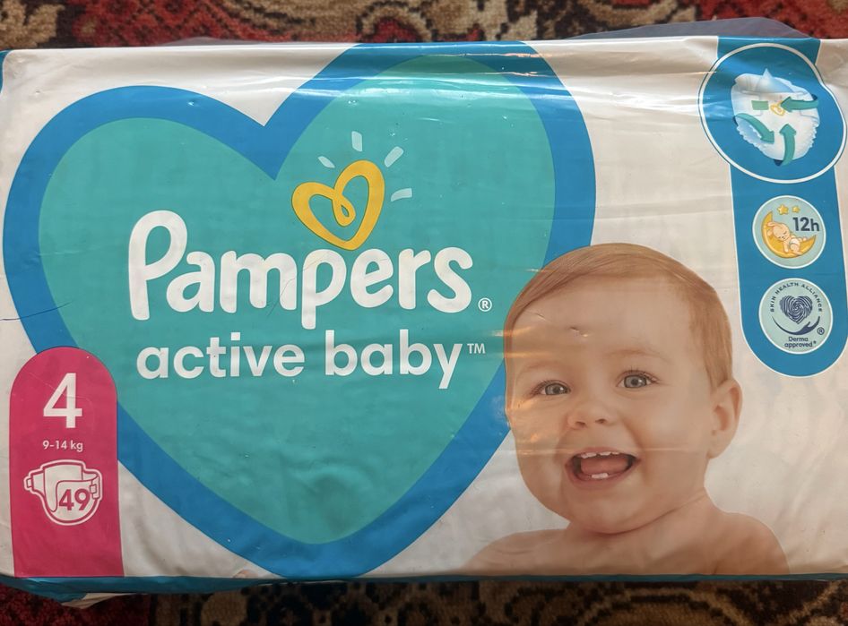 Підгузки/памперси Pampers active baby 4