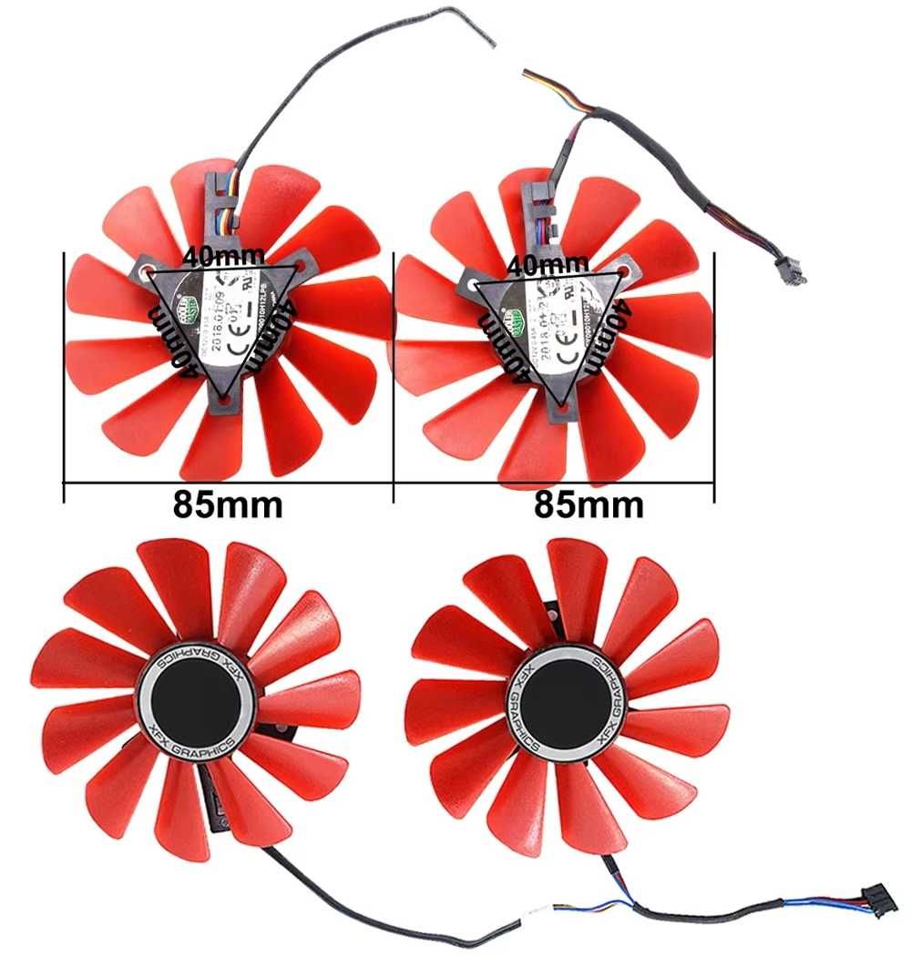 Кулери Cooler Master FY09010H12LPB XFX 85 мм 40 мм 4-pin