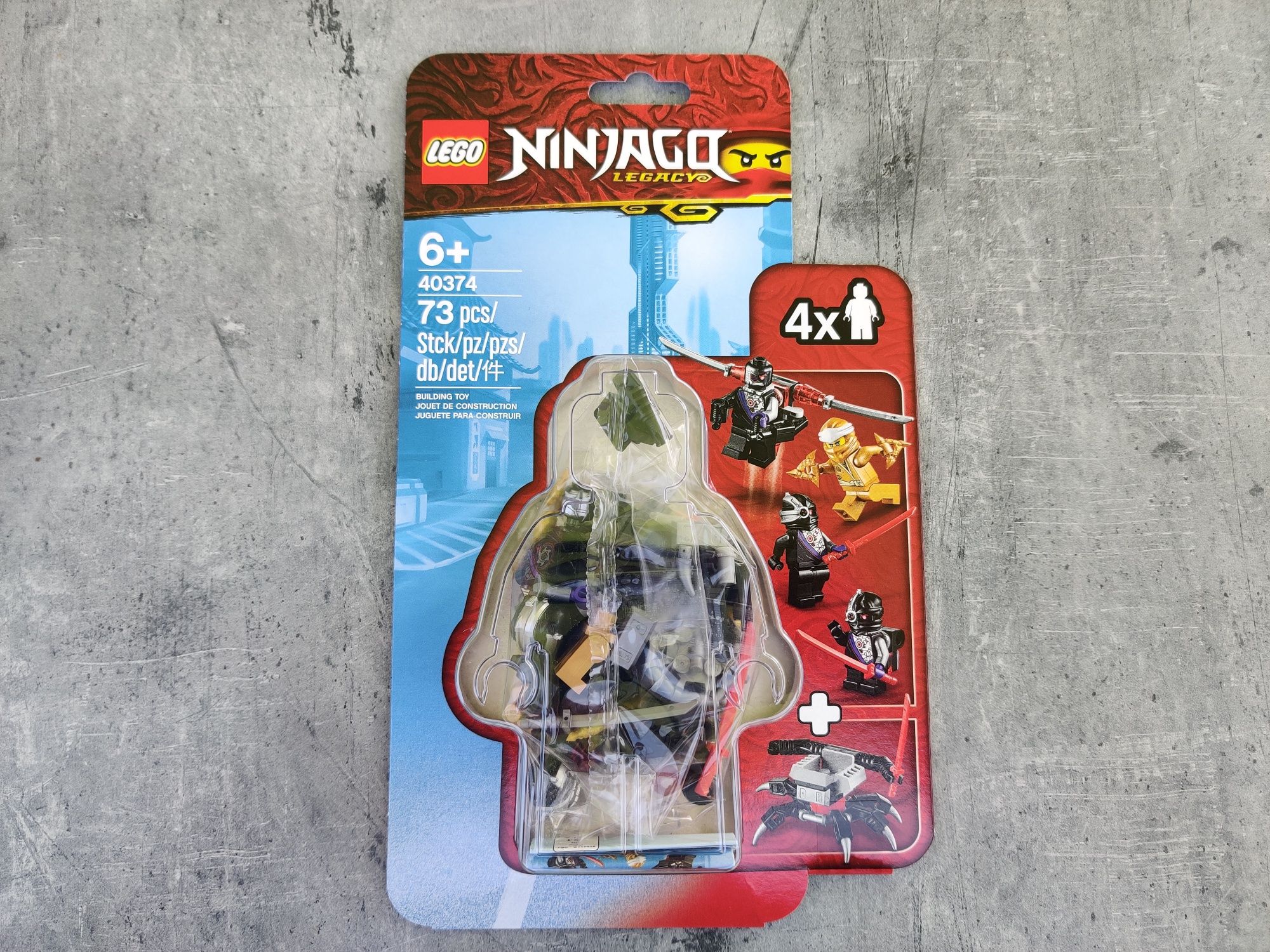 LEGO zestaw ninjago 40374 - blister złoty Zane pack - elementy mix