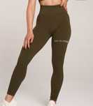 legginsy push up gym glamour S khaki