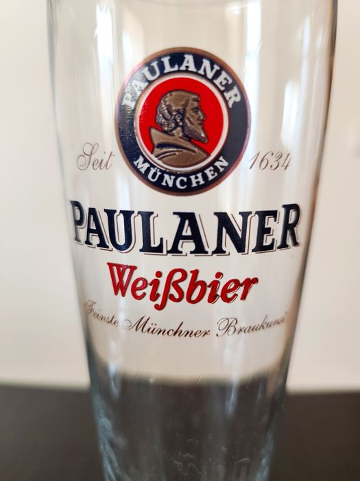 Lote de 5 Copos de Cerveja - Paulaner (Novos - 50 Cl)