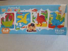 Puzzle czu czu 4w1 dinozaury