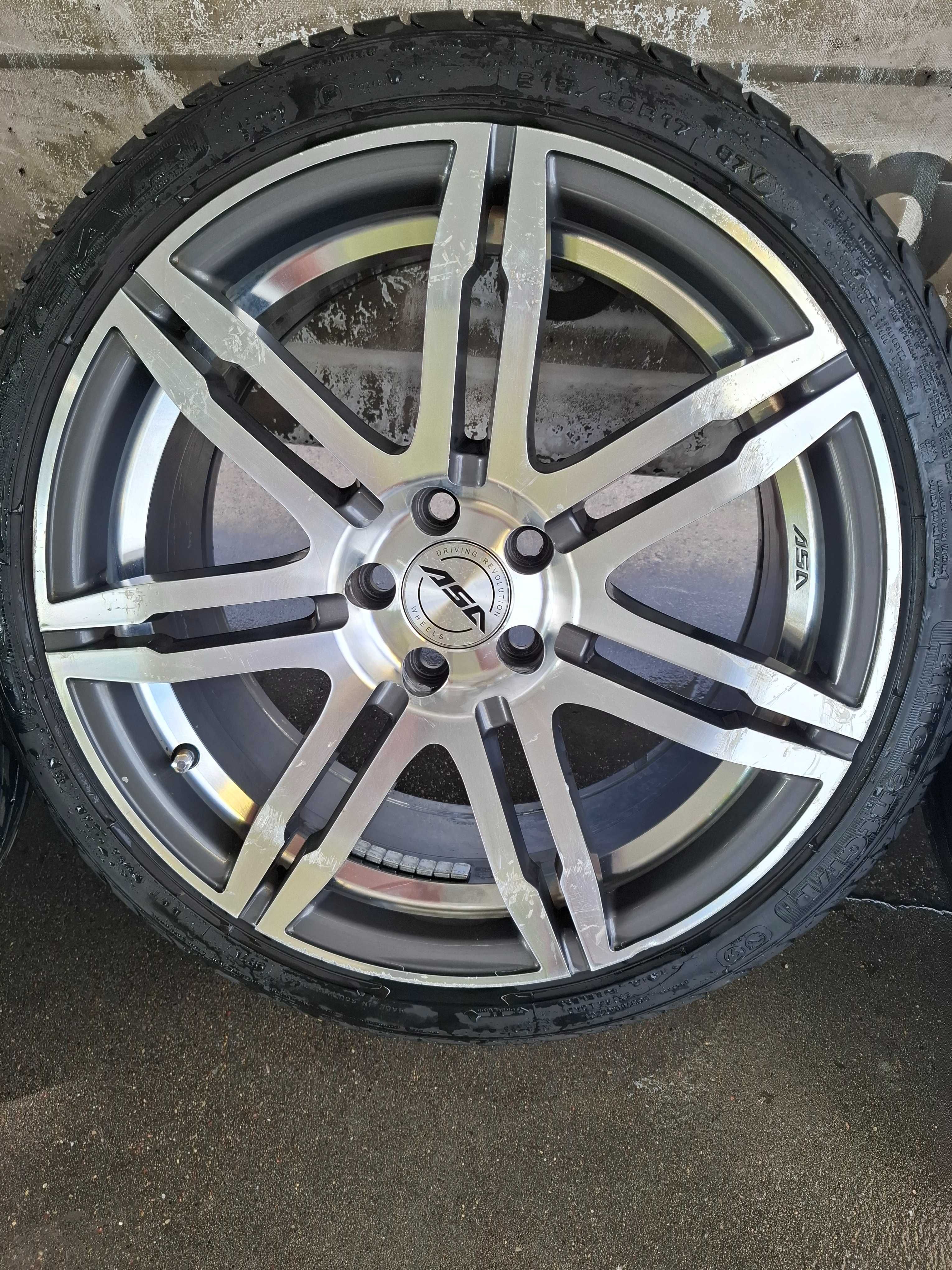 ASA 4 x felga aluminiowa 17" z oponami