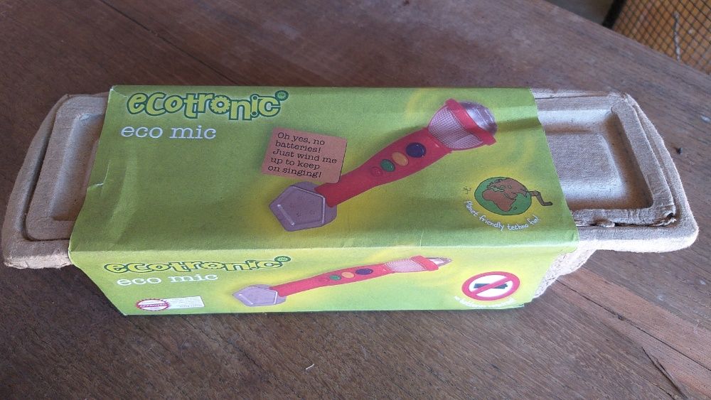 Brinquedo Microfone com sons e luzes