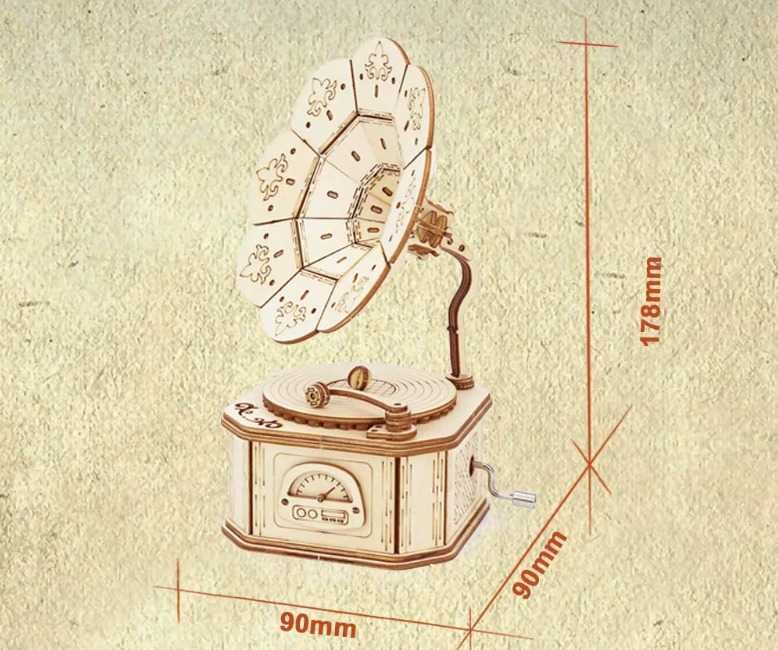 Caixa de música 3D (quebra cabeças)