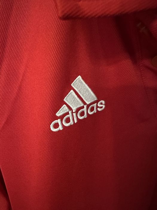 Czerwone polo adidas 164