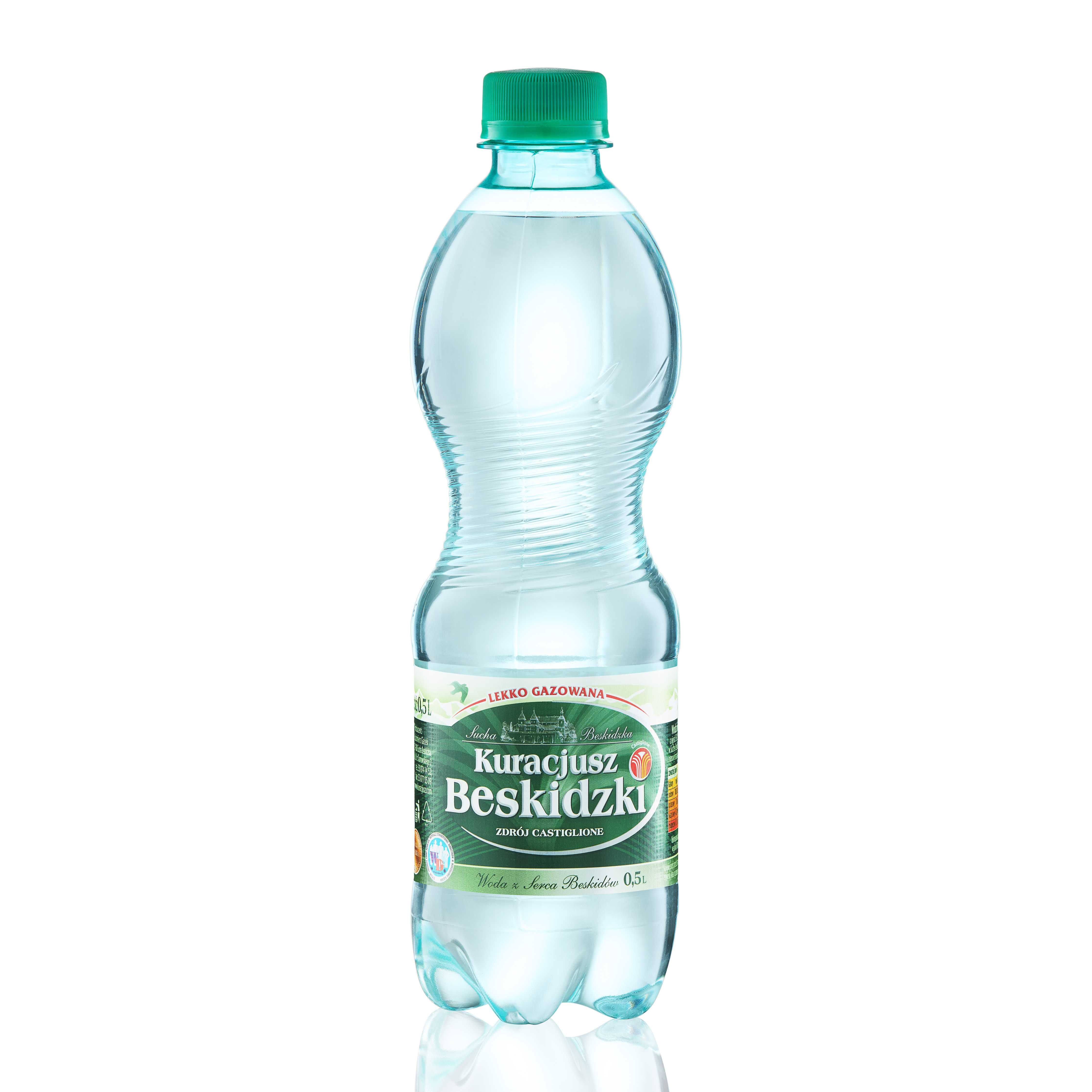 Woda mineralna Kuracjusz Beskidzki 1,5L gazowana