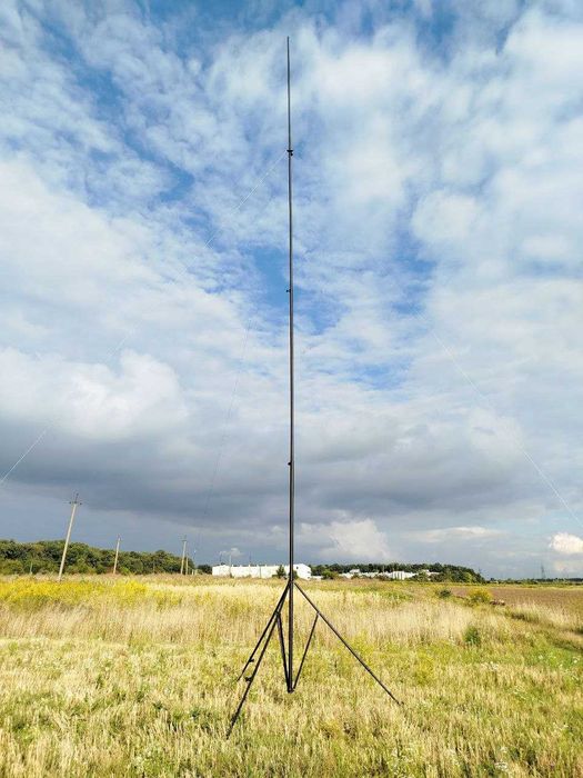 Щогла / Мачта телескопічна алюмінієва 10 м для антен та систем БПЛА