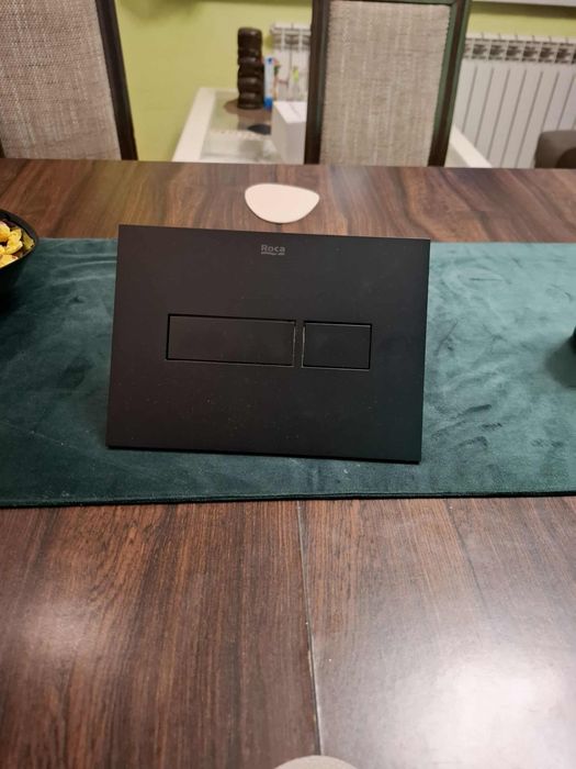 Roca PL NV1 - przycisk spłukiwania - czarny mat