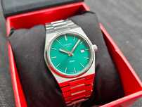 Zegarek Tissot PRX 35mm zielony T137.210.11.081.00 quartz