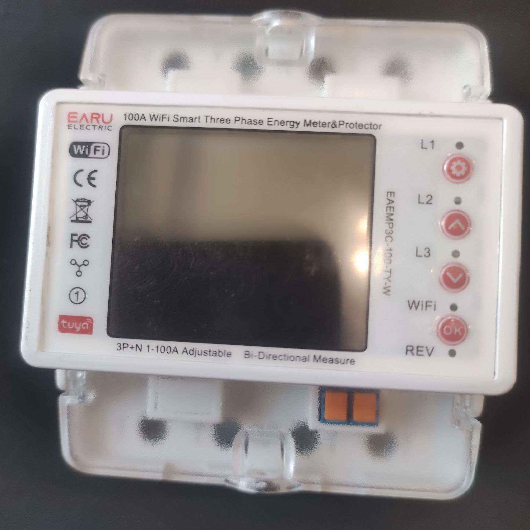 Реле напруги лічильник Smart WiFi DZW-3PNB/ KWS-302WF/ GR2PWS/ AT4PW