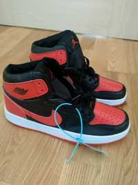 NIKE air jordan 1 Buty czarno-czerwone