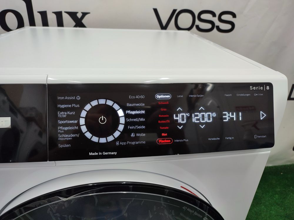 Нова пральна машина Bosch Serie 8 4Dпрання 10kg 1400об./хв HomeConnect