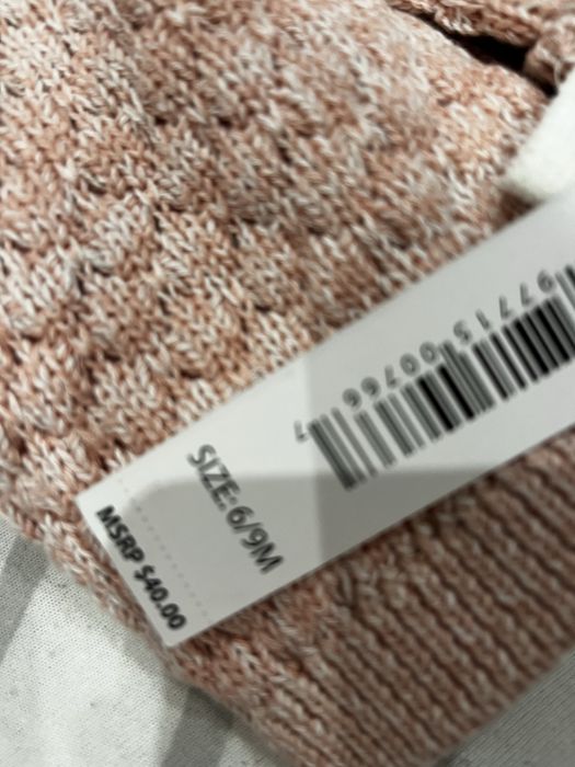 Komplecik pleciony z z czapeczką hicole hiller  6/9 miesiecy